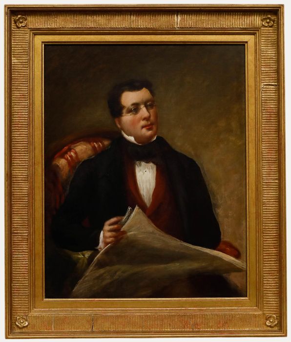 Early 20th Century Oil - Gentleman with Spectacles