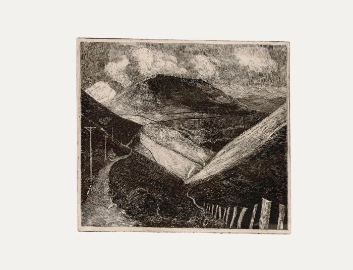 20th Century Etching - Track Around Whimble