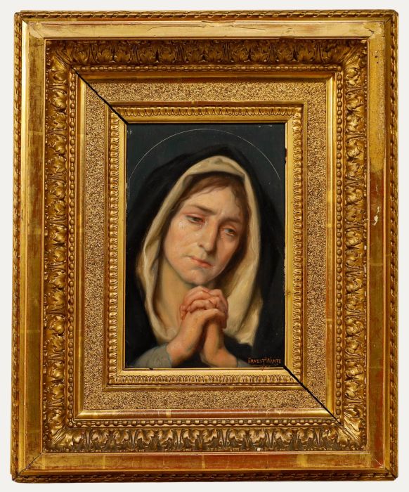 Ernest Wante - 1926 Oil, Our Lady of Sorrows