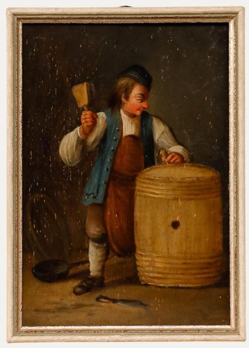 Late 19th Century Oil - The Cooper