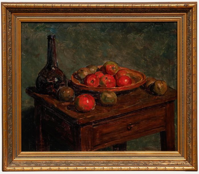 Jos Beeling - Early 20th Century Oil, Fruit on the Table
