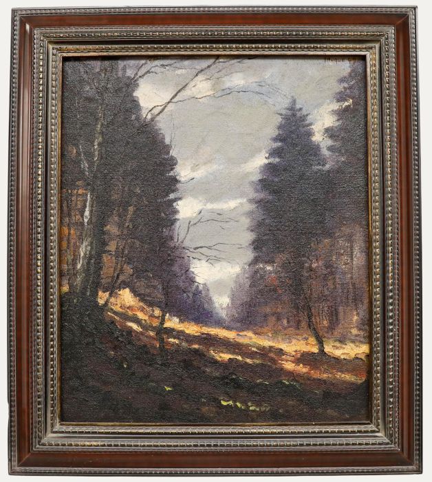Ivan Huque - 1947 Oil, In the Forest