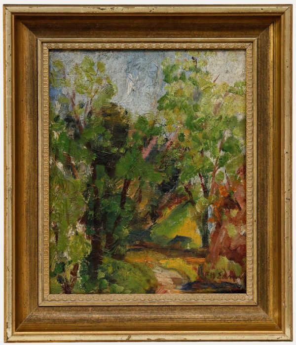 F.H. Edward - Early 20th Century Oil, Summer Path