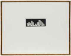 Modernist 1973 Aquatint - Abstract Skyscrapers I