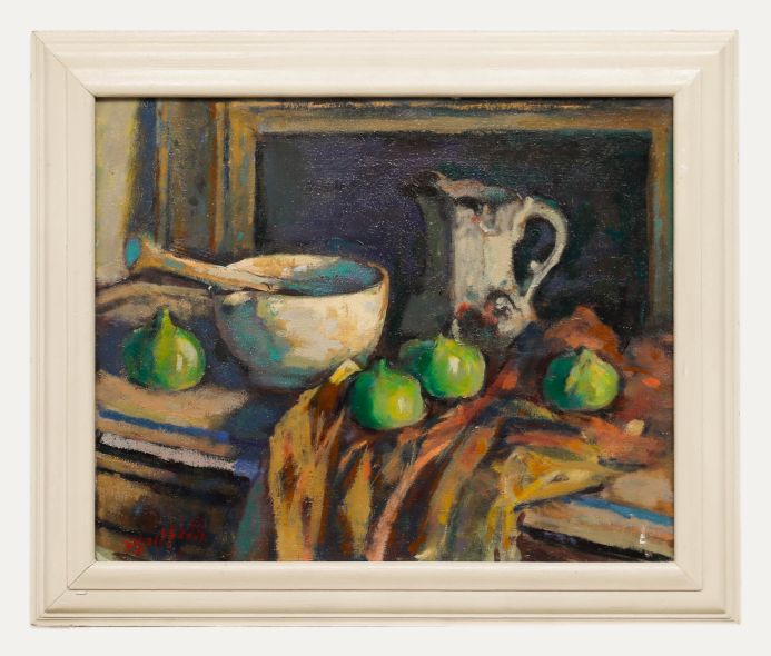 Frank Griffith 1889 1979 1951 Oil Pestle And Mortar frank-griffith-1889-1979-1951-oil-pestle-and-mortar