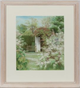 Rimmins - Framed Contemporary Pastel, Spring Garden