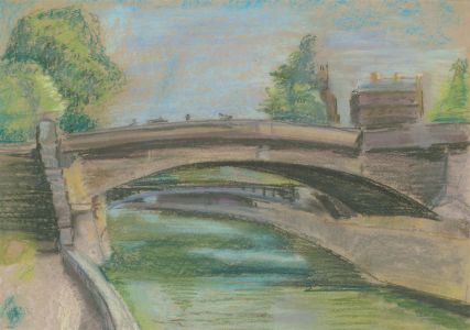 Mid 20th Century Pastel - Town Bridge