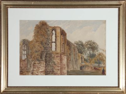 Mid 20th Century Watercolour - The Abbey Ruins