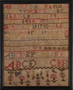 19th Century Embroidery - Victorian Embroidery Sampler