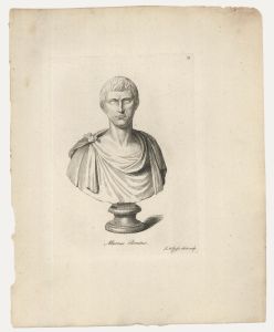 John Alexander Gresse (1741–1794) - 18th Century Engraving, Marcus Brutus