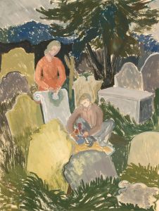 Jennifer M. Cooper - Mid 20th Century Gouache, We Remember