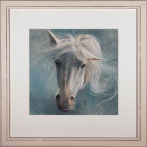 Rachel Baker - Contemporary Pastel, Ghostly Horse