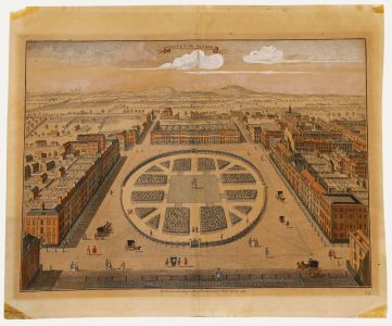 1754 Engraving - Grosvenor Square