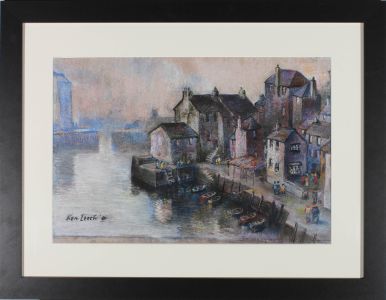 Ken Leech - Framed 1981 Pastel, Evening Light