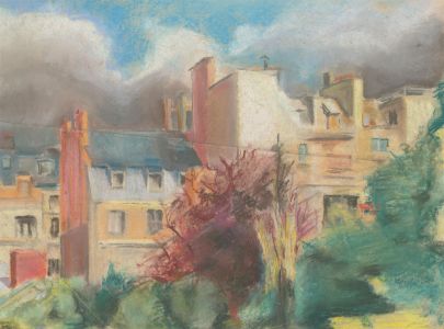 Mid 20th Century Pastel - French Houses