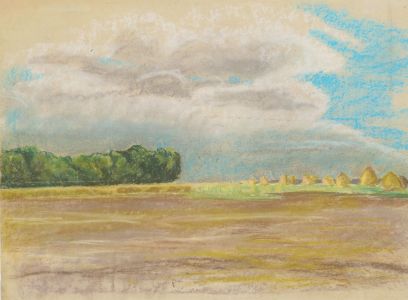 Mid 20th Century Pastel - Sunlight On The Stooks