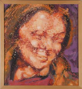 Clifford Hanley (1948-2021) - Framed 1998 Oil, Part Of The Pleasure