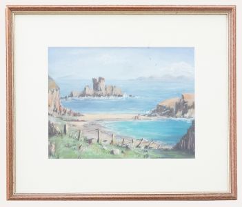 Mary Quine - Framed Contemporary Pastel, Jura From Mull
