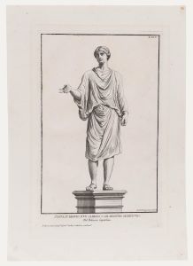 Sir Nicolas Dorigny (1658-1746) - 18th Century Etching, Statue of Camillo