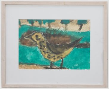 Michael Davies (b.1947) - Framed Contemporary Watercolour, Song Thrush