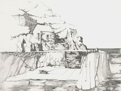 Wendy Trinder (1942-2020) - Contemporary Etching, Porthgain
