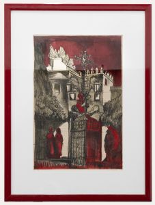 Laurie - Framed Mid 20th Century Monotype, At the Iron Gate