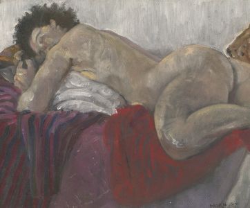 Horn - 2007 Acrylic, Reclining Nude