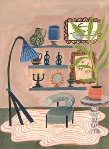 Jemma Jamie - Contemporary Gouache, The Reading Nook