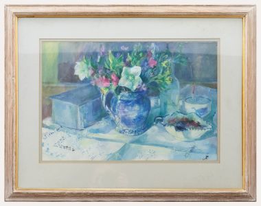 Sue Wales - Contemporary Watercolour, Christmas Rose
