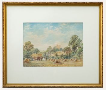 S. McKinley (b.1920) - Mid 20th Century Watercolour, Harvest Time