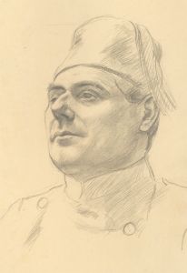 Ernest Procter (1886-1935) - 1995 Graphite Drawing, Man in Uniform