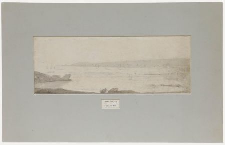John Varley (1777-1842) - Early 19th Century Watercolour, Hazy Coastal Scene