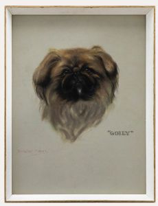 Framed 20th Century Pastel - Portrait of Golly