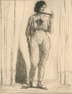 Herbert Cutner (1881-1969) - Early 20th Century Etching, Slapstick Performer