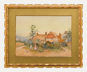 Will Anderson (fl.1880-1895) - Early 20th Century Watercolour, The Neighbours