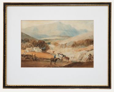 Follower of George Turner - Late 19th Century Watercolour, Driving Cattle
