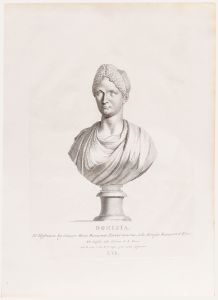 Zanetti's Ancient Statues - 18th Century Engraving, Domizia Longina