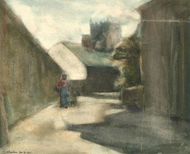Henry Boddington (1849-1925) - 1901 Watercolour, Wharton, Cumbria
