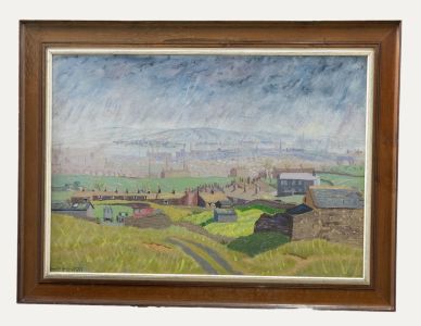 Harold Hemingway (1908-1976) - 1953 Gouache, The Far Storm