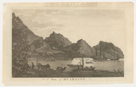 After John Webber RA (1751-1793) - 18th Century Engraving, A View of Huaheine