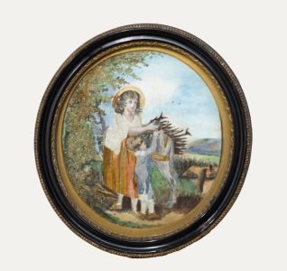 19th Century Embroidery - Collecting Kindling