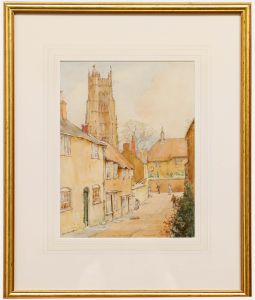 Alfred Henry Hart (1866-1953 )- Framed Watercolour, Beaminster 