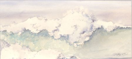 Geoffrey Plant (1939-2000) - 20th Century Watercolour, Crashing Wave