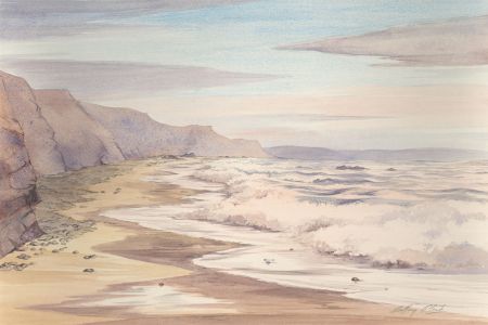 Geoffrey Plant (1939-2000) - 20th Century Watercolour, Towards the Cliffs