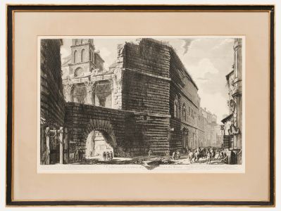After Giovanni Battista Piranesi - Early 20th Century Engraving, Forum of Nerva