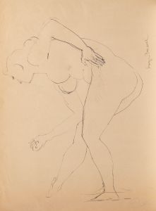 Georges Pacouil (1903-1996) - Mid 20th Century India Ink, The Nude Form