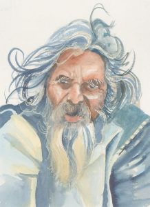 Patricia Johnstone (1944-2023) - Contemporary Watercolour, Poseidon