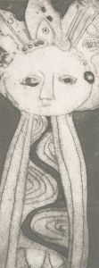 Patricia Johnstone (1944-2023) - Contemporary Etching, Sun God