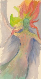 Patricia Johnstone (1944-2023) - Contemporary Watercolour, In Flight