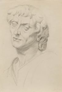 William Kerry - Early 20th Century Graphite Drawing, Shepherd, Donatello